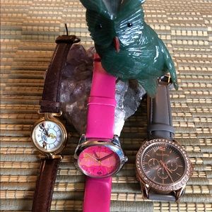3 watches, two disney